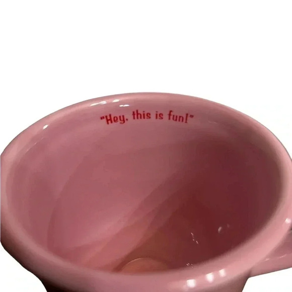 I Love Lucy Lucille Ball Pink Pedestal 12oz Coffee Tea Mug Chocolate Factory - Picture 5 of 11